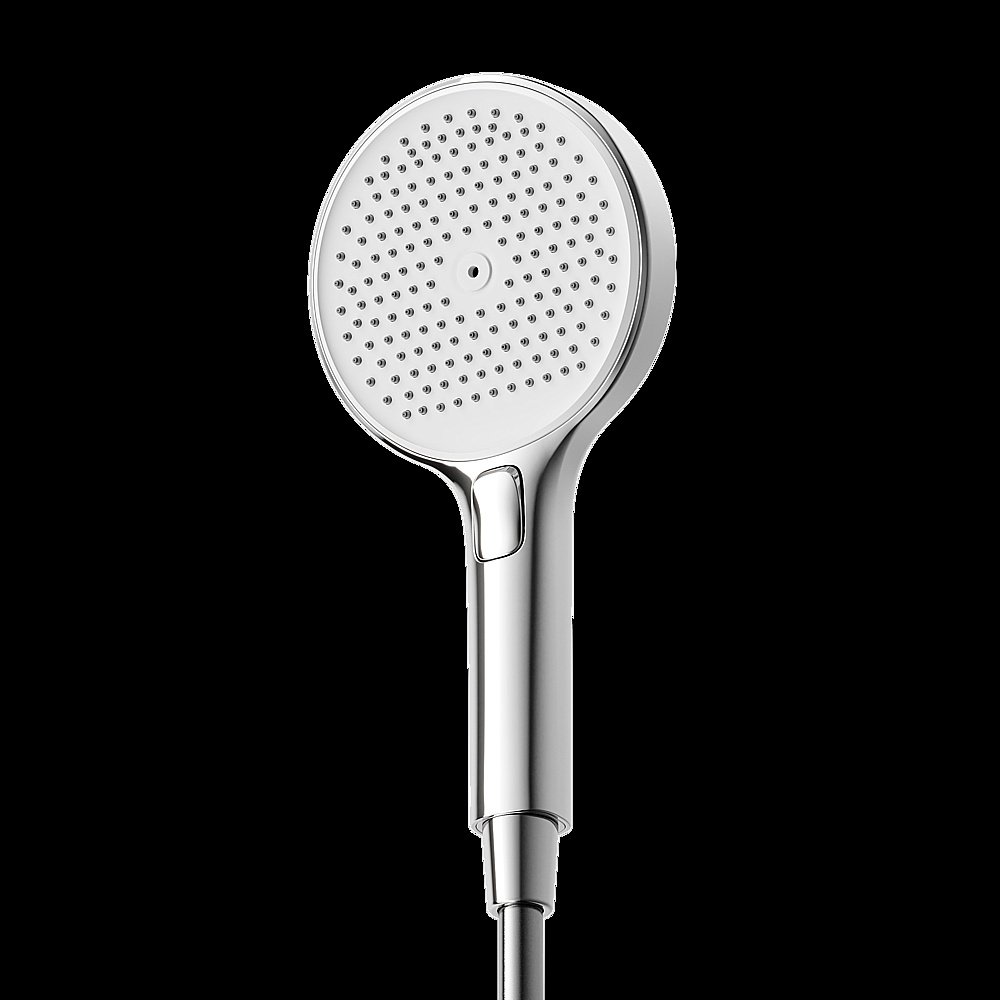 Душевая лейка Sancos Nok round SC6001CH-W хром/белый купить в интернет-магазине сантехники Sanbest