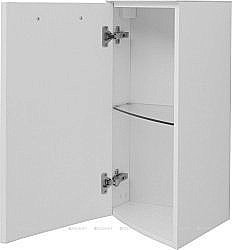 Шкаф подвесной De Aqua Тока 35 левая белая купить в интернет-магазине сантехники Sanbest