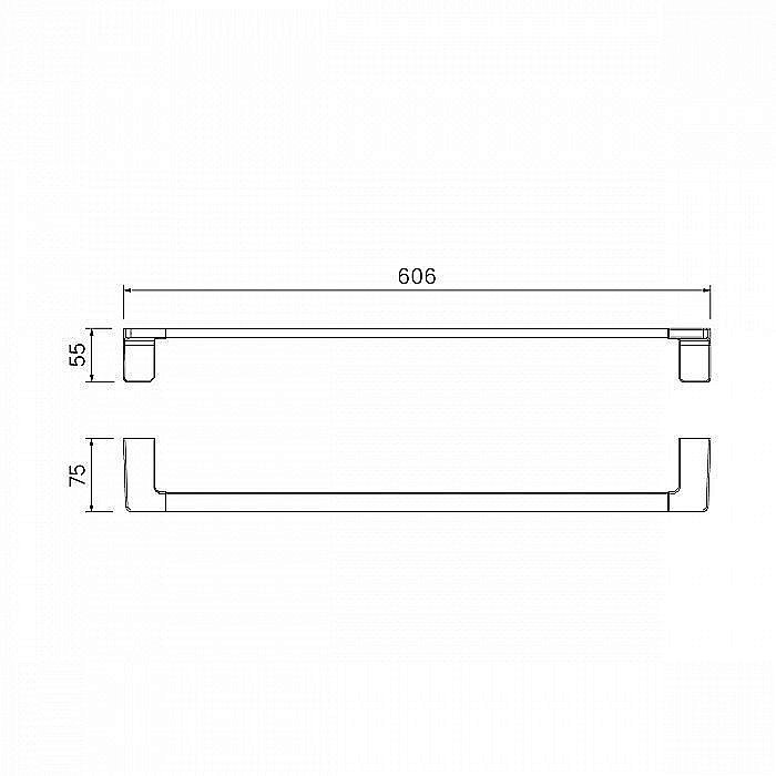 Полотенцедержатель IDDIS Slide SLIBS10i49 купить в интернет-магазине сантехники Sanbest