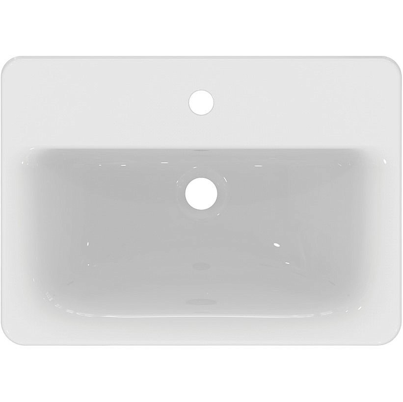 Раковина врезная сверху столешницы Ideal Standard Connect 58 E504401 белая купить в интернет-магазине Sanbest
