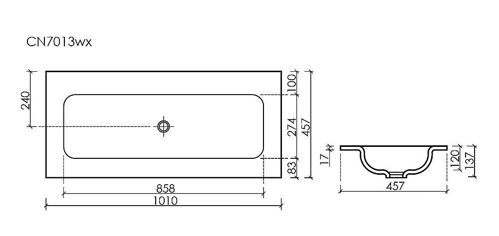 Раковина Ceramica Nova Grace CN7013wx белый купить в интернет-магазине Sanbest