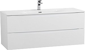 Тумба с раковиной BelBagno MARINO-CER-N-1200-2C-SO-BL-P Bianco Lucido для ванной в интернет-магазине Sanbest