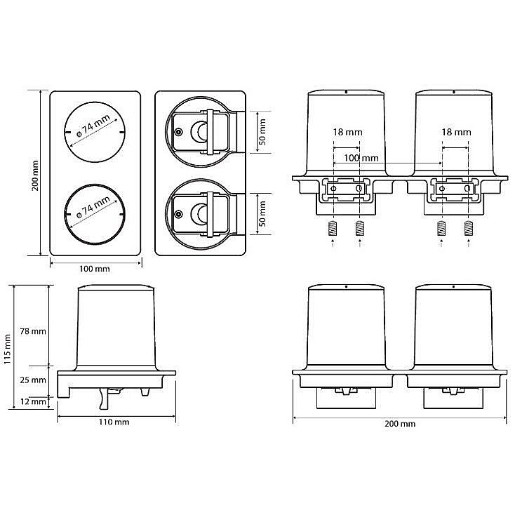 Диспенсер Bemeta Organic 157109271 хром купить в интернет-магазине сантехники Sanbest
