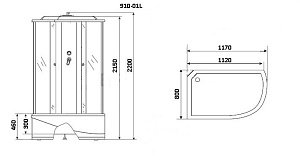 Душевая кабина Niagara NG-910 купить в интернет-магазине Sanbest