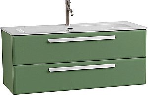Тумба с раковиной Cezares ECO-CER-N 120 ECO-CER-N-1200-2C-SO-PS-P фисташковый софт для ванной в интернет-магазине Sanbest