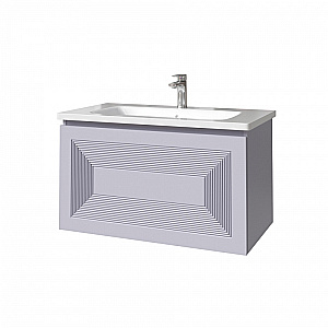 Тумба с раковиной Caprigo Modo-Quarta 100 с интегрированной ручкой, цвет на выбор для ванной в интернет-магазине Sanbest