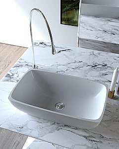 Раковина Holbi Titan 60 Soft Rock 1.02.010.11.1 белая матовая купить в интернет-магазине Sanbest