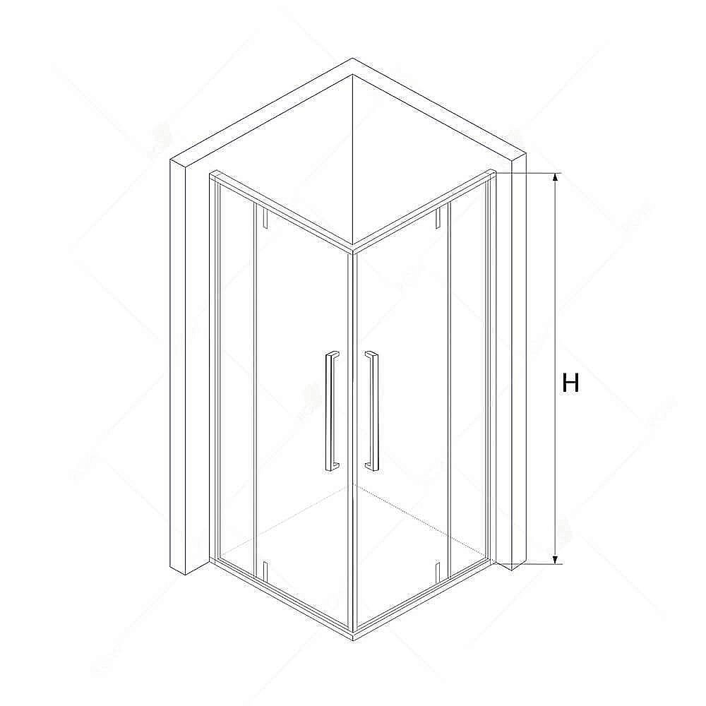 Душевой уголок RGW Stilvoll SV-33B 80x80 купить в интернет-магазине Sanbest