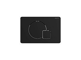 Кнопка для инсталляции Aquatek KDI-0000069 черный матовый (клавиши круг/квадрат) купить в интернет-магазине сантехники Sanbest