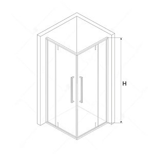 Душевой уголок RGW Stilvoll SV-33B 80x80 купить в интернет-магазине Sanbest