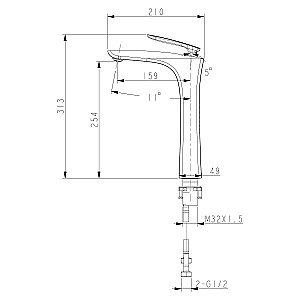 Смеситель для раковины Lemark Bellario LM6809C купить в интернет-магазине сантехники Sanbest