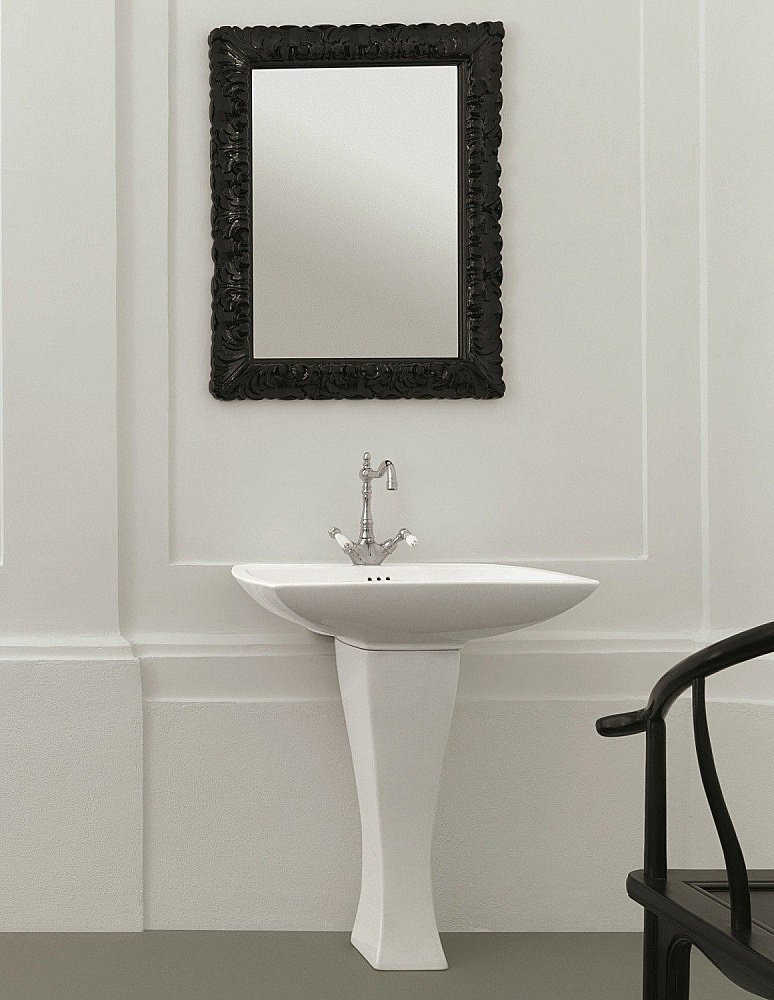 Раковина с пьедесталом Artceram Jazz 70 JZL004 01 00 белая купить в интернет-магазине Sanbest