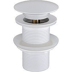 Донный клапан Boheme 612-MW белый матовый купить в интернет-магазине сантехники Sanbest