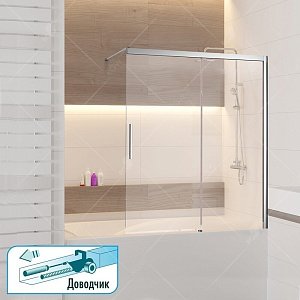 Шторка для ванны RGW SC-43 120x160 купить в интернет-магазине Sanbest