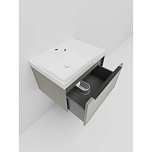 Тумба с раковиной La Fenice Simpla 60 FNC-01-SIM-C-60 бежевая матовая для ванной в интернет-магазине Sanbest