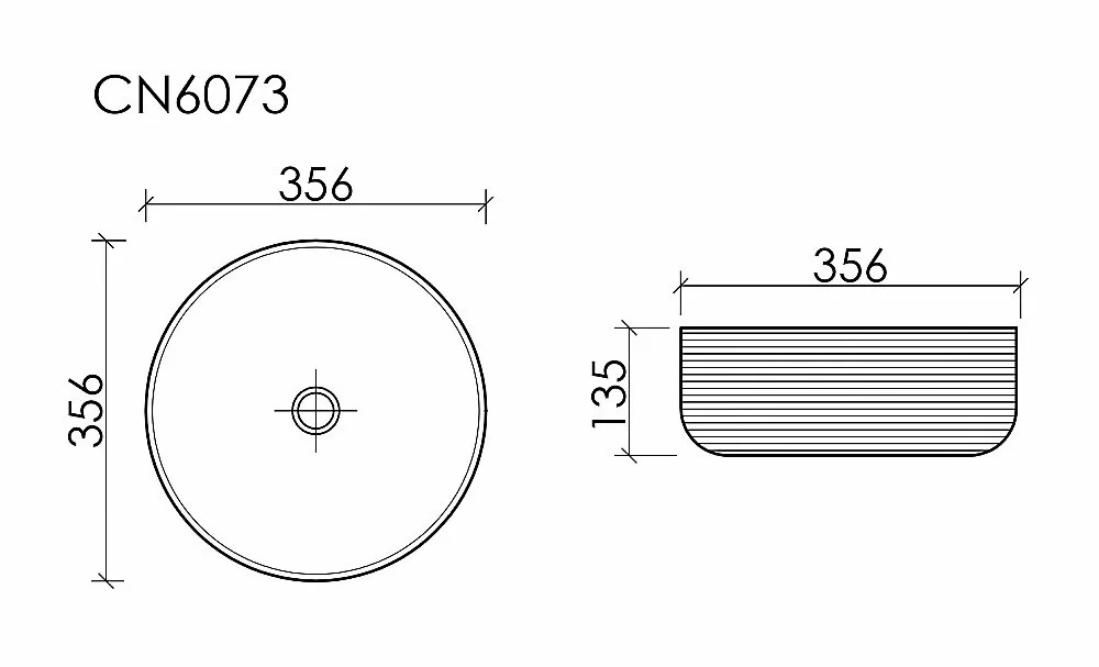 Раковина Ceramica Nova Element CN6073 белая купить в интернет-магазине Sanbest