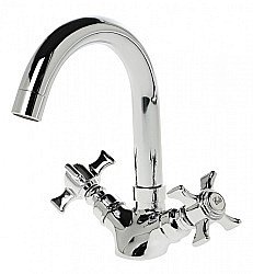 Смеситель для раковины Agger Retro-X A1701100 хром купить в интернет-магазине сантехники Sanbest