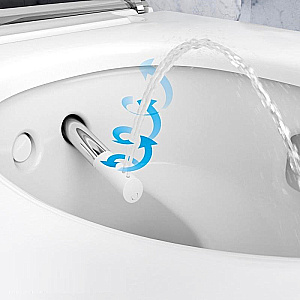 Унитаз-биде Geberit AquaClean Mera Comfort 146.210.11.1 белый, с крышкой микролифт, безободковый купить в интернет-магазине Sanbest