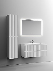 Тумба с раковиной Sancos SNOB T SNT100W 100 Bianco для ванной в интернет-магазине Sanbest