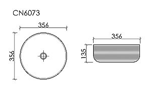 Раковина Ceramica Nova Element CN6073 белая купить в интернет-магазине Sanbest