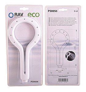 Душевая лейка Rav-Slezak PS0056 хром/белый купить в интернет-магазине сантехники Sanbest