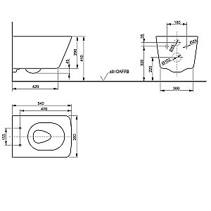 Унитаз подвесной TOTO SP CW532Y безободковый, слив торнадо, с крышкой микролифт купить в интернет-магазине Sanbest