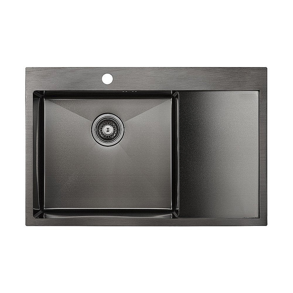 Мойка кухонная Paulmark Atlan PM217851-GM купить в интернет-магазине сантехники Sanbest