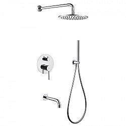 Душевая система Abber WASSER KREIS AF8117 хром купить в интернет-магазине сантехники Sanbest