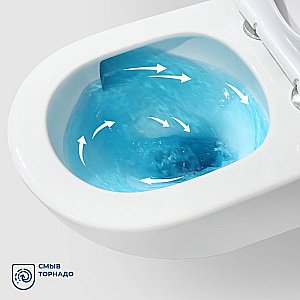 Унитаз подвесной BelBagno UNO-TOR BB5177CH-TOR/SC/BB026/BB082BL белый, с крышкой микролифт, с инсталляцией, безободковый, слив-торнадо купить в интернет-магазине Sanbest