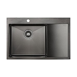 Мойка кухонная Paulmark Atlan PM217851-GM купить в интернет-магазине сантехники Sanbest