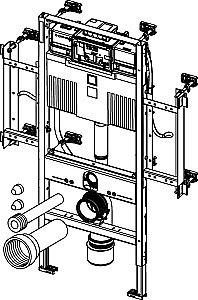Инсталляция для унитаза TECE Profil Geronto 9300381 для людей с ограниченной подвижностью купить в интернет-магазине сантехники Sanbest