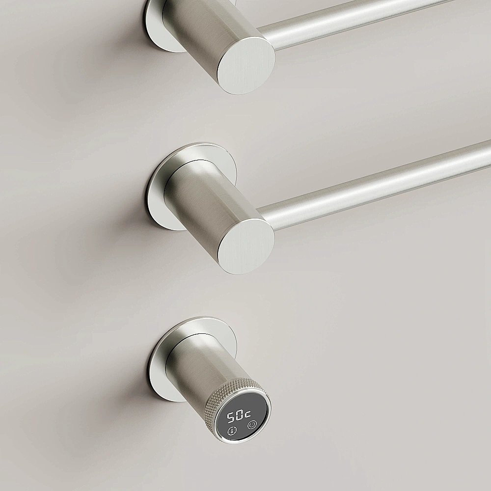 Полотенцесушитель электрический Sancos Linea SC14001BN брашированный никель купить в интернет-магазине сантехники Sanbest