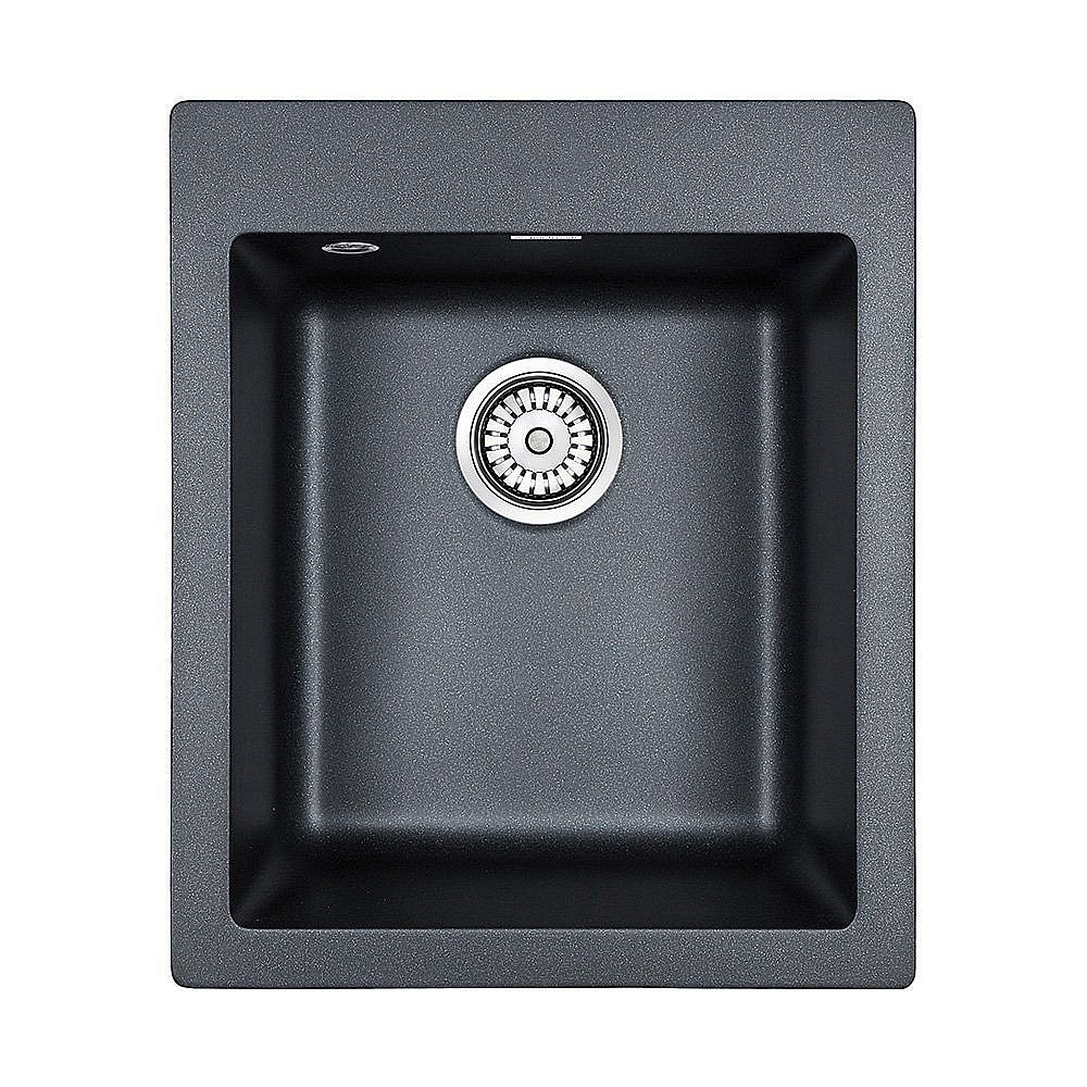 Мойка кухонная Paulmark Leer PM104249-BLM Черная купить в интернет-магазине сантехники Sanbest