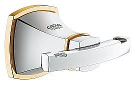 Крючок Grohe Grandera 40631IG0 хром/золото купить в интернет-магазине сантехники Sanbest