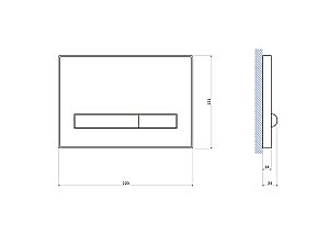 Унитаз подвесной Cersanit CITY CO DPL EO slim c инсталляцией VECTOR/кнопка PILOT белая, с крышкой микролифт, безободковый купить в интернет-магазине Sanbest