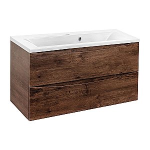 Тумба с раковиной Vincea Mia 900 R.Wood для ванной в интернет-магазине Sanbest