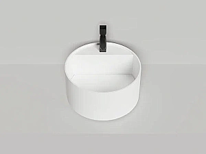 Раковина накладная Salini ARMONIA ROUND TOP 02 S-Sense 130412TG 45 без отверстия под смеситель, белая купить в интернет-магазине Sanbest