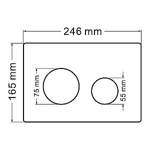 Унитаз подвесной Abber Rechteck AC1201-AC0105-AC0121NG белый, безободковый, с инсталляцией, с крышкой микролифт, с кнопкой никель купить в интернет-магазине Sanbest