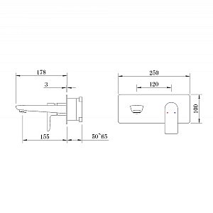 Смеситель для раковины BERGES VENTAS S 076005 хром глянцевый купить в интернет-магазине сантехники Sanbest