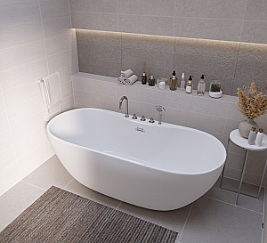 Ванна акриловая Grossman Classic 160х75 GR-12501-1 белая купить в интернет-магазине Sanbest