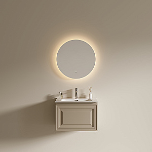 Зеркало с подсветкой Sancos Sfera 2.0 SF2.800 80х80 в ванную от интернет-магазине сантехники Sanbest