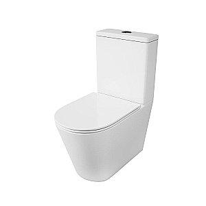 Унитаз-компакт OWL Vind Cirkel-G безободковый, с бачком, с крышкой микролифт купить в интернет-магазине Sanbest