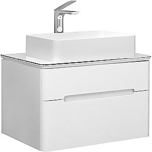 Тумба с раковиной Jorno Bosko 75 белая для ванной в интернет-магазине Sanbest