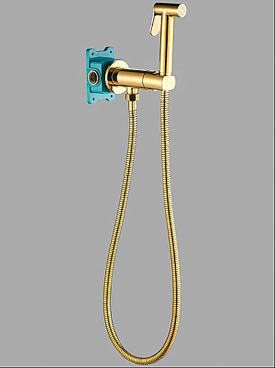 Гигиенический душ ALMAes Agata AL-877 Золото купить в интернет-магазине сантехники Sanbest