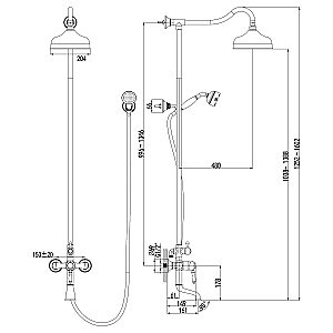 Душевая система Lemark Villa LM4862B купить в интернет-магазине сантехники Sanbest
