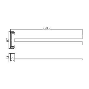 Полотенцедержатель Rav-Slezak Nil NLA0602ZRL розовый золотистый купить в интернет-магазине сантехники Sanbest