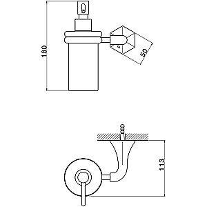 Диспенсер Cisal Cherie CE09062024 купить в интернет-магазине сантехники Sanbest