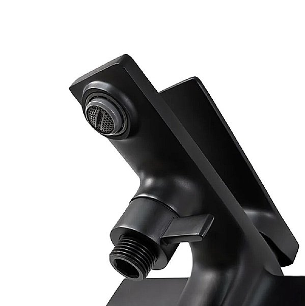 Смеситель для ванны Comforty 00-00012625 черный матовый купить в интернет-магазине сантехники Sanbest