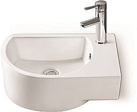 Раковина накладная SantiLine SL-2015L левая купить в интернет-магазине сантехники Sanbest