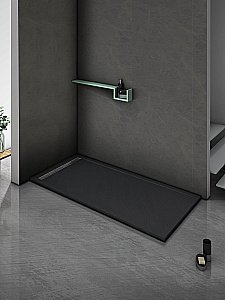 Душевой поддон Weltwasser WW TRS STONE BL 140x90 10000004384 черный купить в интернет-магазине Sanbest